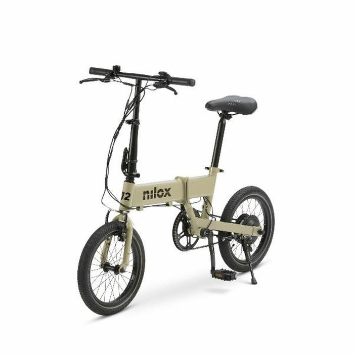 Bicicleta Eléctrica Nilox J2 Beige 250 W 16"