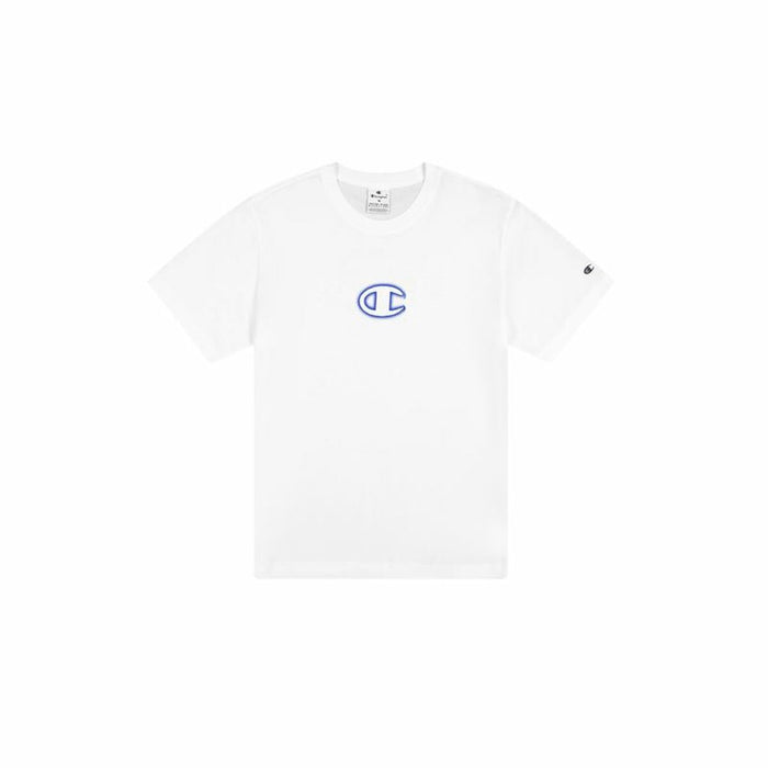 Camiseta de Manga Corta Hombre Champion Blanco