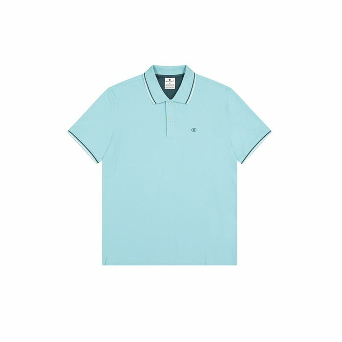 Polo de Manga Corta Hombre Champion Azul