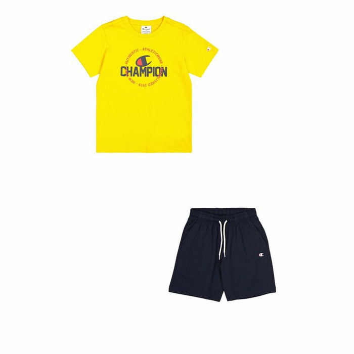 Ensemble de Sport pour Enfants Champion Jaune Blue marine