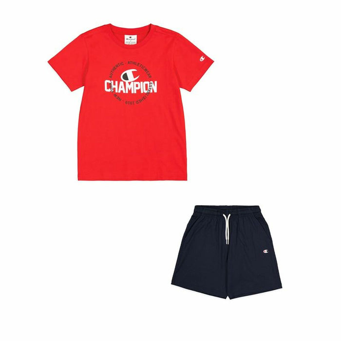 Ensemble de Sport pour Enfants Champion Rouge Blue marine