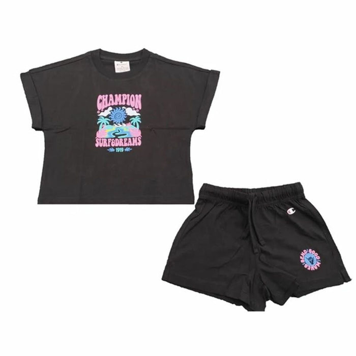 Conjunto Deportivo para Niños Champion Negro
