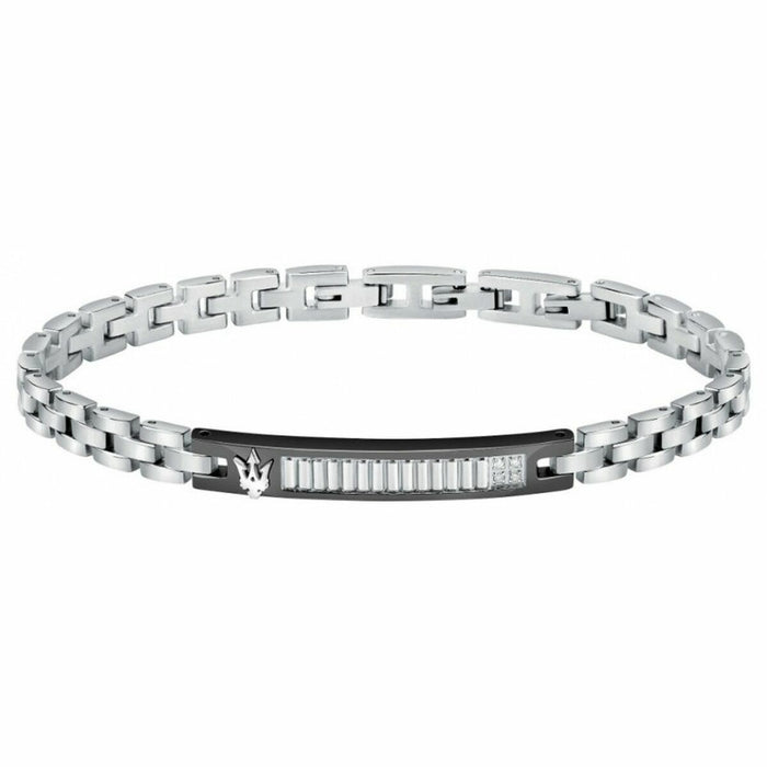 Pulsera Hombre Maserati Acero Inoxidable 21,5 cm Plateado