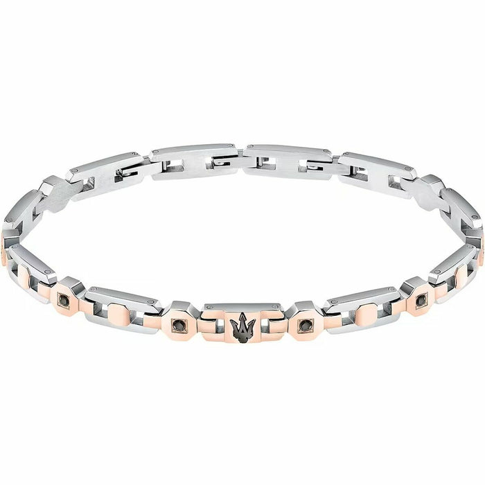Men's Bracelet Maserati Stainless steel 21,5 cm Silver