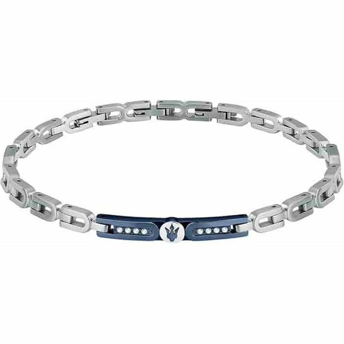 Men's Bracelet Maserati Stainless steel 21,5 cm Silver