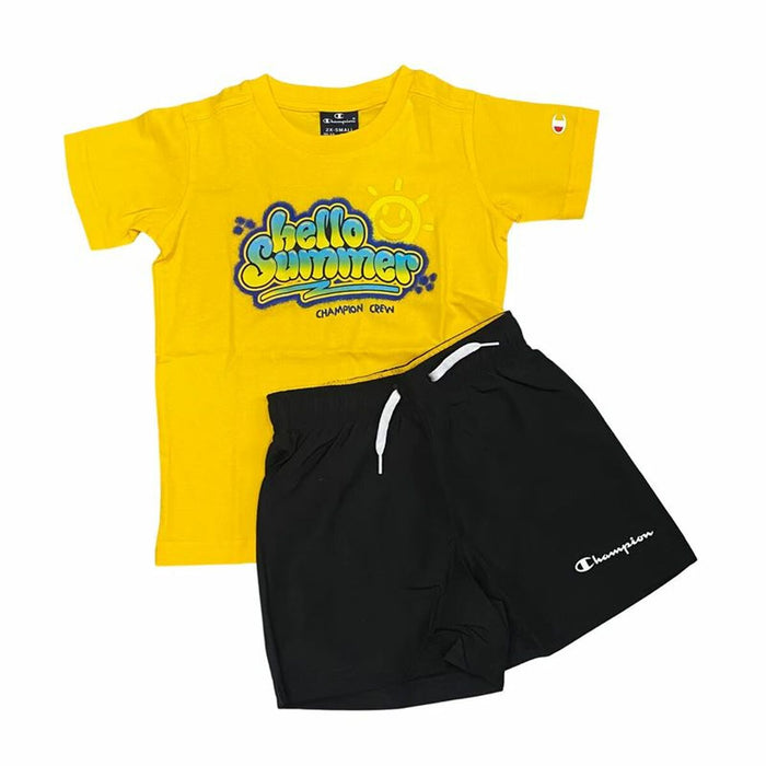 Conjunto Deportivo para Niños Champion Essentials Amarillo
