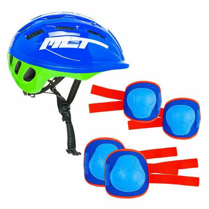 Set of helmets and knee pads Moltó Blue 2-10 Years
