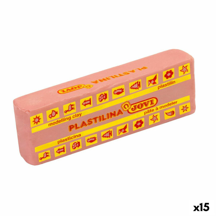 Barras de plastilina Jovi School 150 g Carne (15 Piezas)