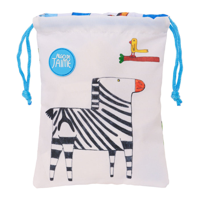 snack bag Algo de Jaime White 20 x 25 x 1 cm Sack