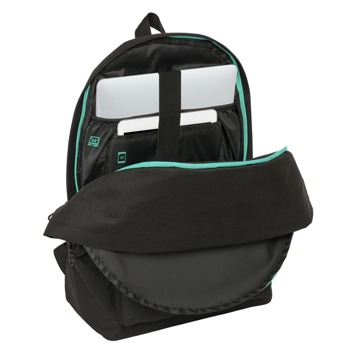 Mochila para Portátil Kings League KINGS LEAGUE "EL BARRIO" Negro 31 x 44 x 18 cm