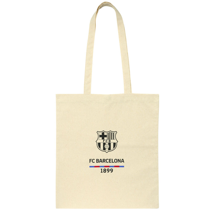 Bolso F.C. Barcelona Beige Algodón