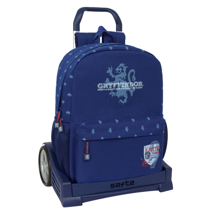 Trolley per la Scuola Harry Potter Captain Blu Marino 32 x 43 x 14 cm