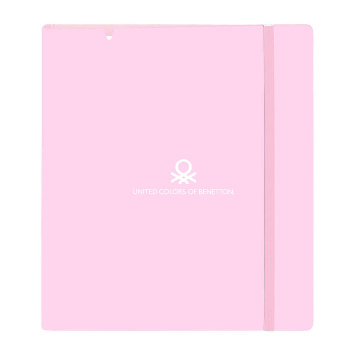 Ring binder Benetton Unique Pink Turquoise 27 X 32 X 4 cm