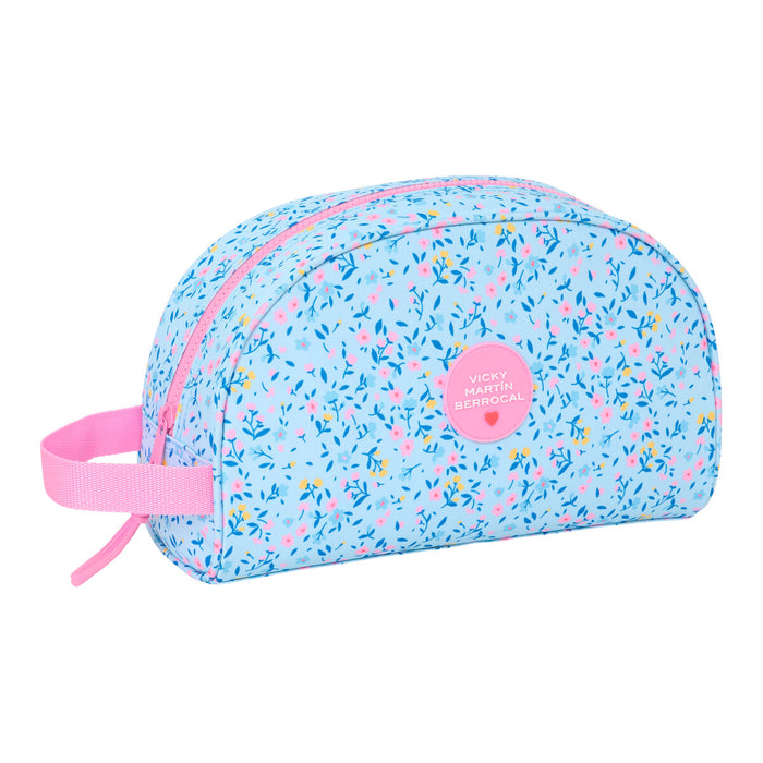 Necessaire da Viaggio Vicky Martín Berrocal Paraíso Rosa Azzurro Chiaro 28 x 18 x 10 cm