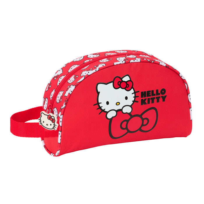 Neceser de Viaje Hello Kitty Iconic Blanco Rojo 26 x 16 x 9 cm