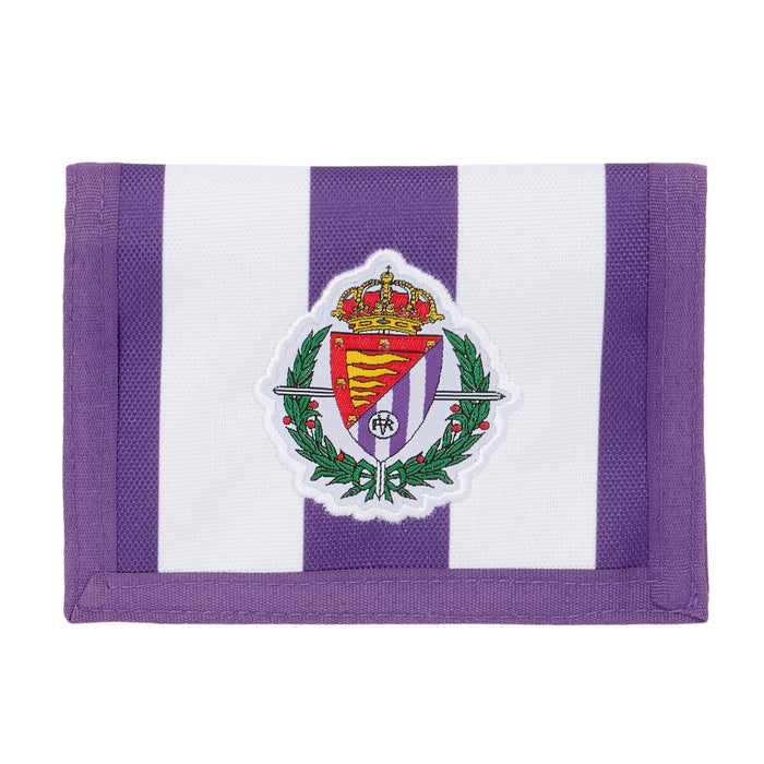 Cartera Hombre Real Valladolid C.F. Blanco Morado