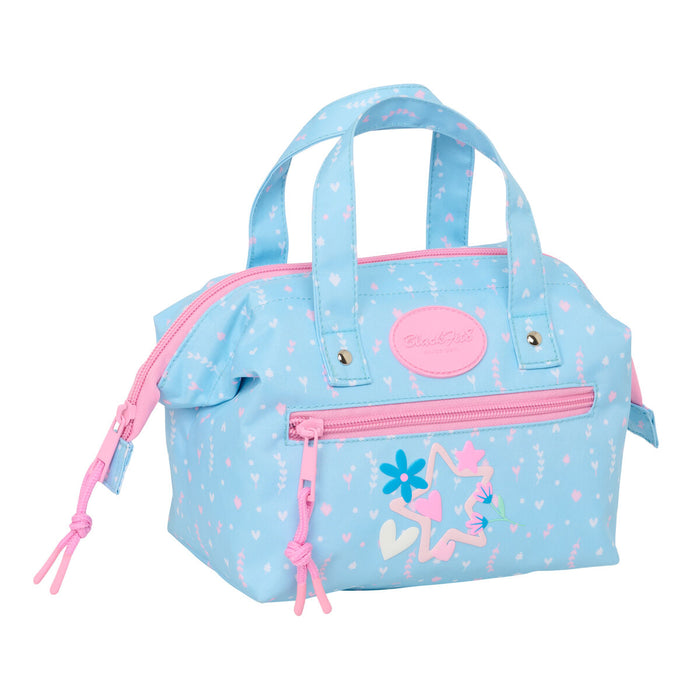 Neceser de Viaje BlackFit8 Smile Rosa Azul claro 26.5 x 17.5 x 12.5 cm
