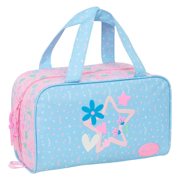 Travel Vanity Case BlackFit8 Smile Pink Light Blue 31 x 14 x 19 cm