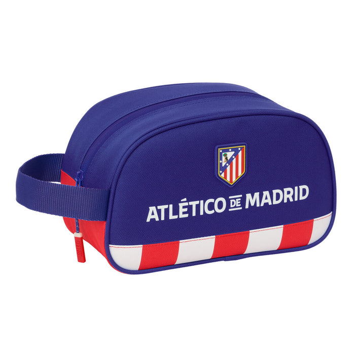 Neceser de Viaje Atlético Madrid Azul Blanco Rojo Deportivo 26 x 15 x 12 cm
