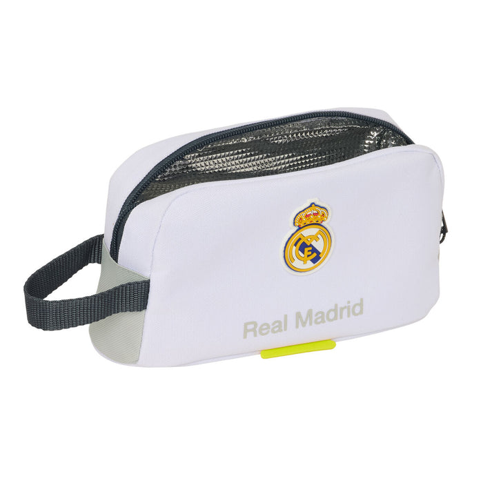 Portameriendas Térmico Real Madrid C.F. Blanco 21,5 x 12 x 6,5 cm