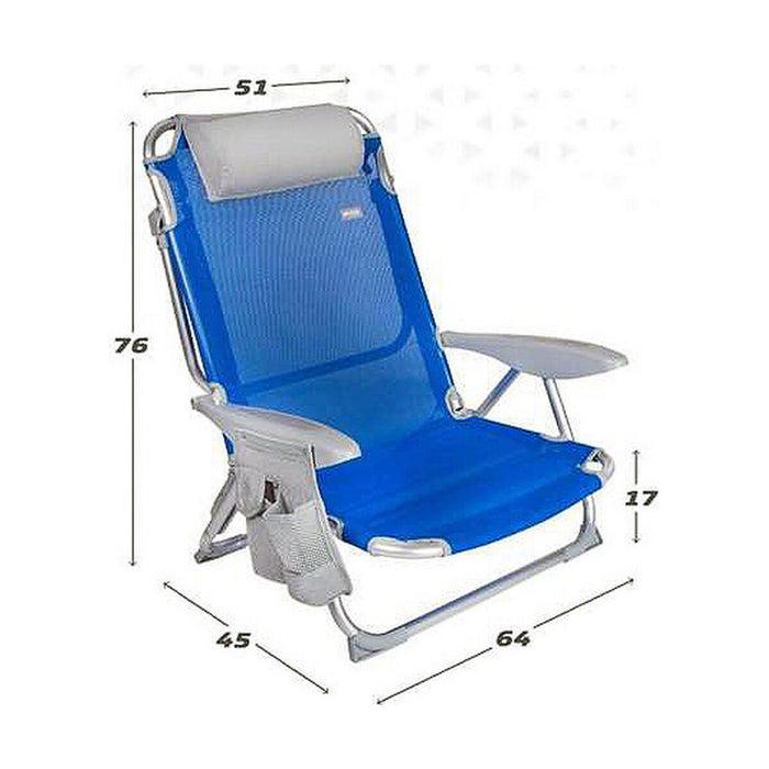 Silla de Playa Colorbaby 51 x 45 x 76 cm Azul