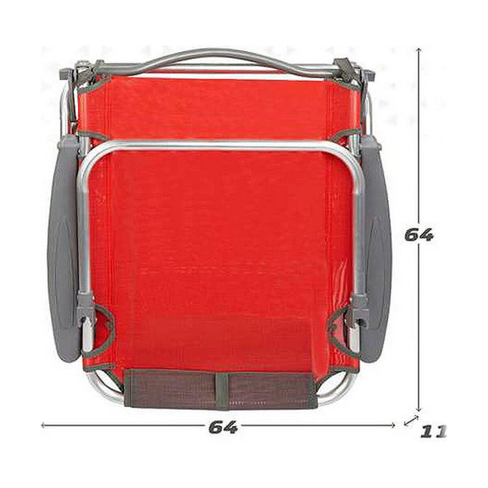 Silla de Playa Colorbaby 51 x 45 x 76 cm Rojo