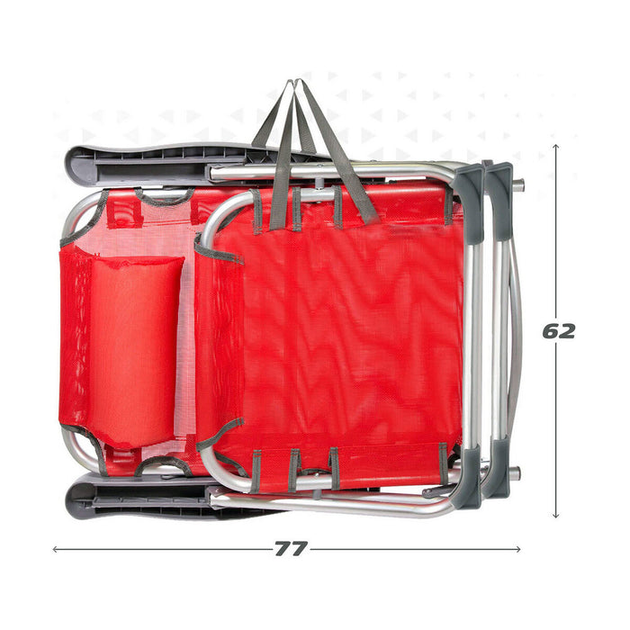 Silla de Playa Colorbaby Rojo 48 x 60 x 90 cm
