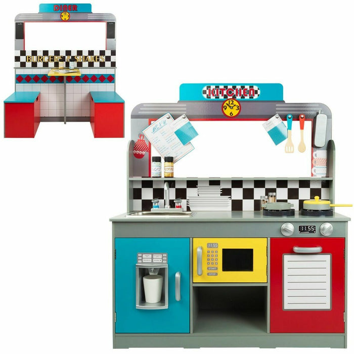 Cucina Giocattolo Woomax Legno 90 x 58 x 104 cm