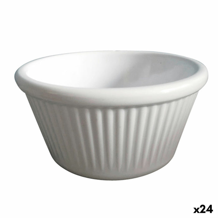 Ramequín Quid Professional Melamina Blanco Plástico 7 x 7 x 3,5 cm Ramequín (24 Unidades)