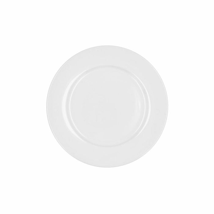 Plato de Postre Bidasoa Glacial Ala Ancha Cerámica Blanco 19 cm (12 Unidades) (Pack 12x)
