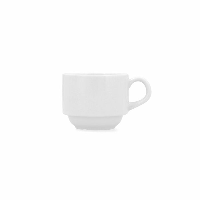 Taza Bidasoa Glacial Cerámica Blanco (100 ml)