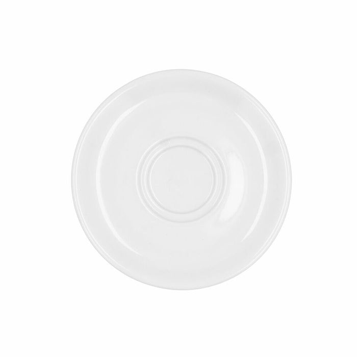 Plato Llano Bidasoa Glacial Café 100-180 ml Blanco Cerámica (12 Unidades) (Pack 12x)