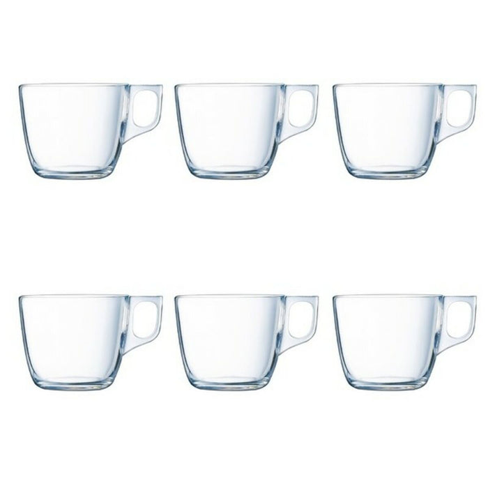 Set di Tazze da Caffè Luminarc Nuevo Trasparente Vetro 220 ml 6 Pezzi (6 pcs)