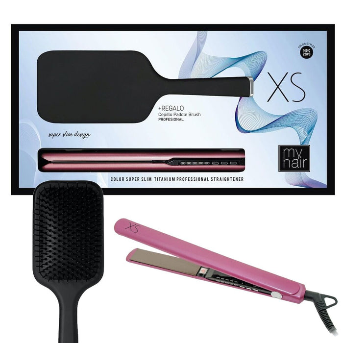 Plancha de Pelo My Hair MYHAIR XS PINK GOLD 2 Piezas