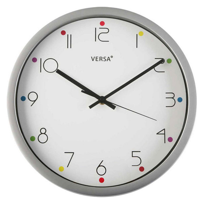 Reloj de Pared Versa Plástico (0,4 x 30,5 x 30,5 cm)