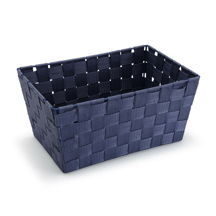 Cesta Multiusos Versa 20 x 15 x 30 cm Azul oscuro Grande