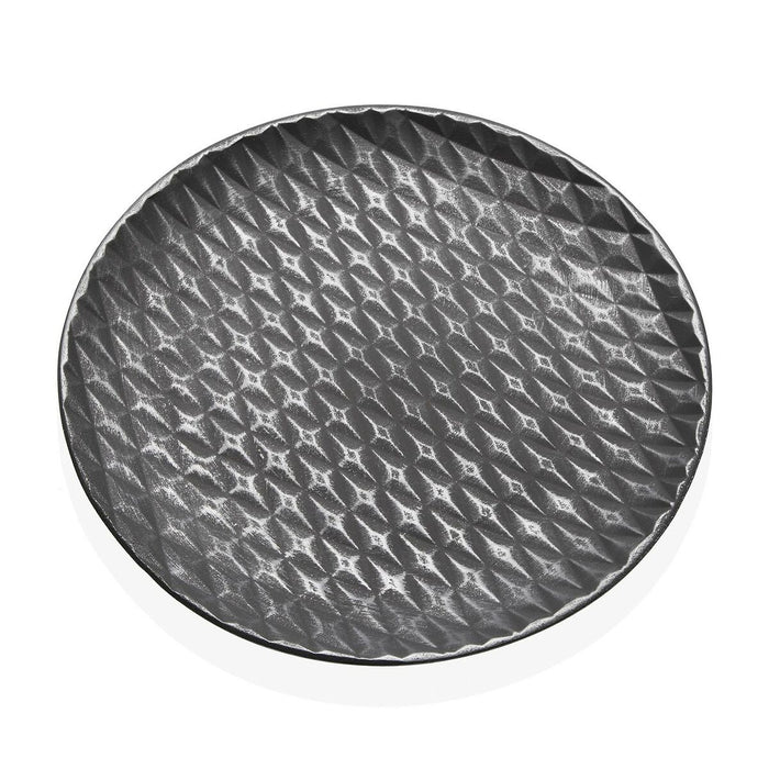 Centre de Table Versa Argenté Bois MDF 40 x 3 x 40 cm