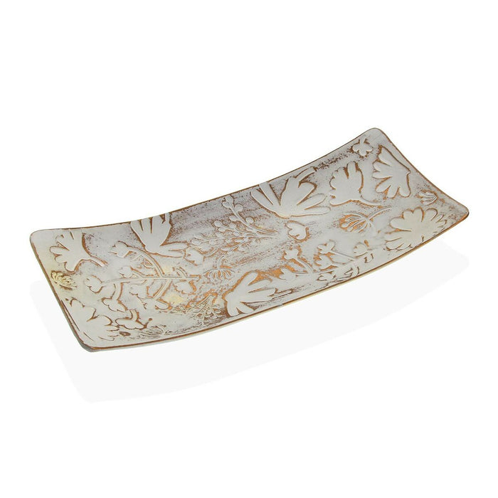 Centre de Table Versa Marron Bois MDF 16 x 4,5 x 38,5 cm Fleurs