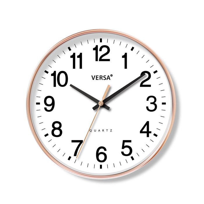 Reloj de Pared Versa Blanco Plástico 4,3 x 30 x 30 cm