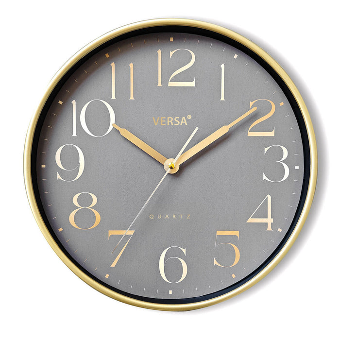 Reloj de Pared Versa Plástico 3,5 x 28,5 x 29,5 cm