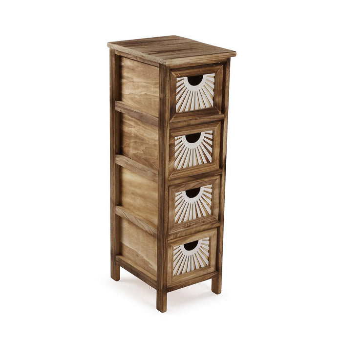 Caisson à Tiroirs Versa Adda Marron 32 x 81 x 26 cm