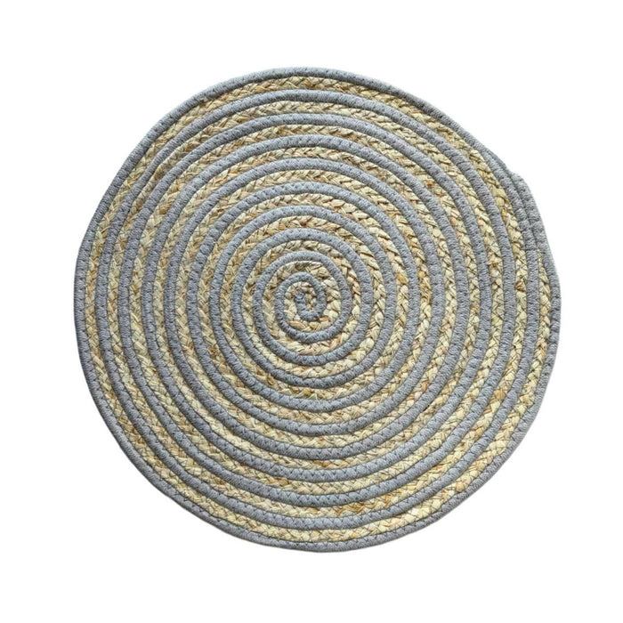 Dessous de plat Versa Gris Polyester Coton 38 x 1 x 38 cm