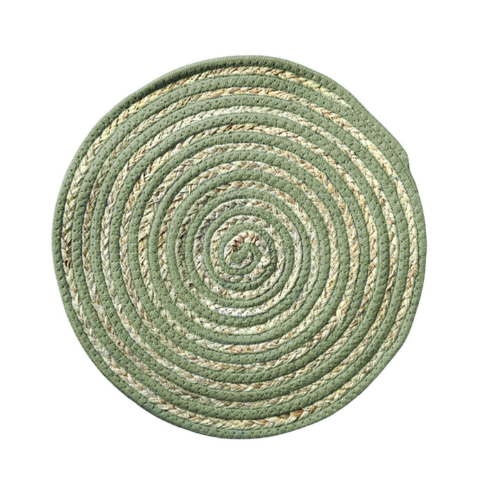 Dessous de plat Versa Vert Polyester Coton 38 x 1 x 38 cm