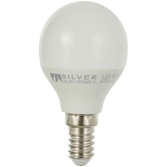 Bombilla LED Silver Electronics ESFERICA PEQUE Blanco 6 W E14 960 lm (3000 K)