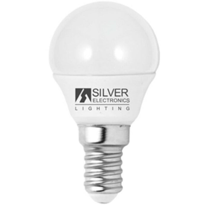 Bombilla LED Esférica Silver Electronics Eco E14 5W