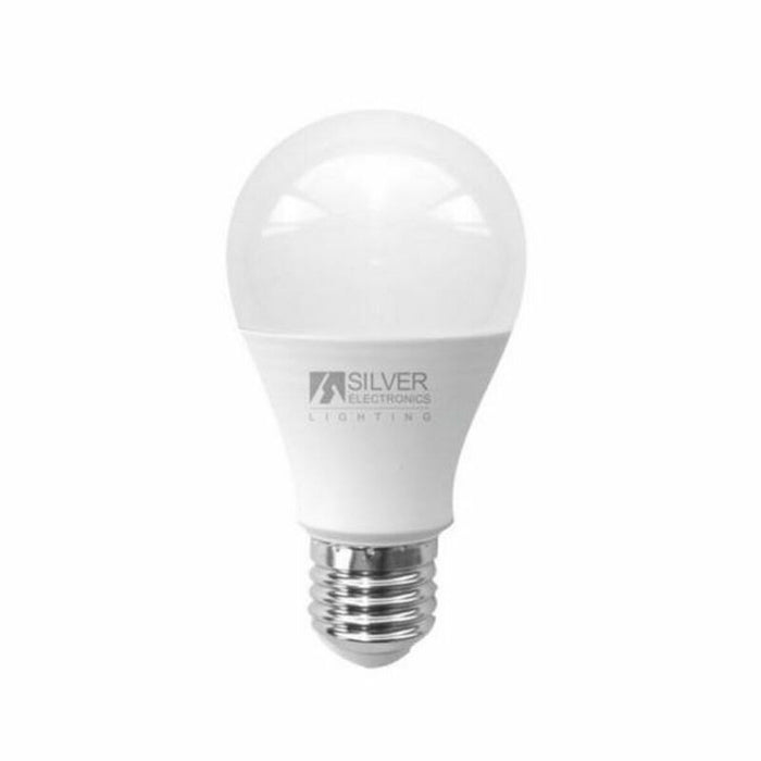 Bombilla LED Esférica Silver Electronics ECO E27 15W Luz blanca