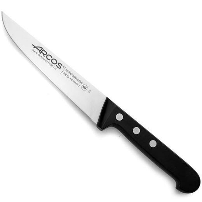 Kitchen Knife Arcos Black Silver Stainless steel