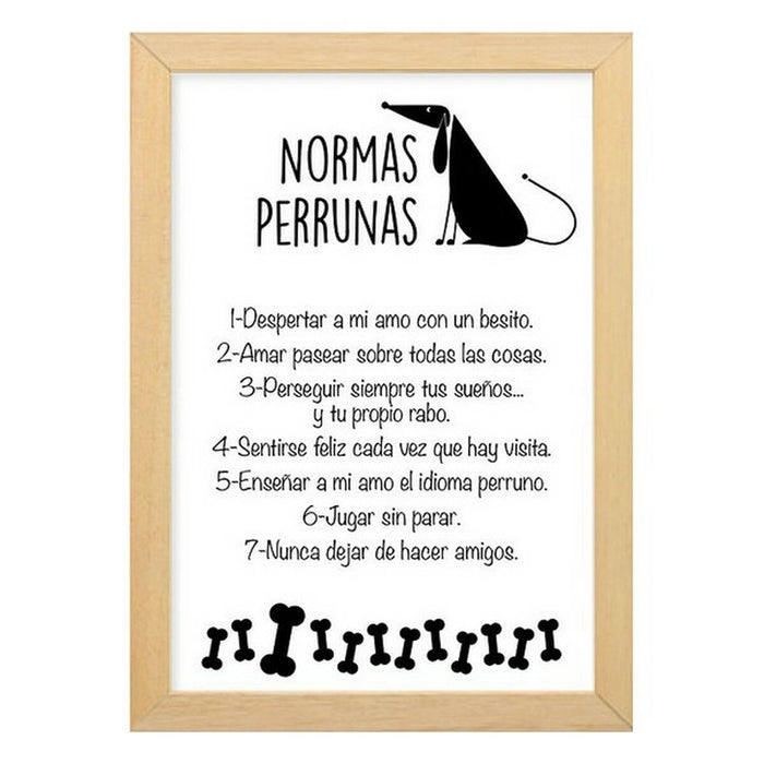 Painting White Dog 35 x 25 cm 32 x 25 cm