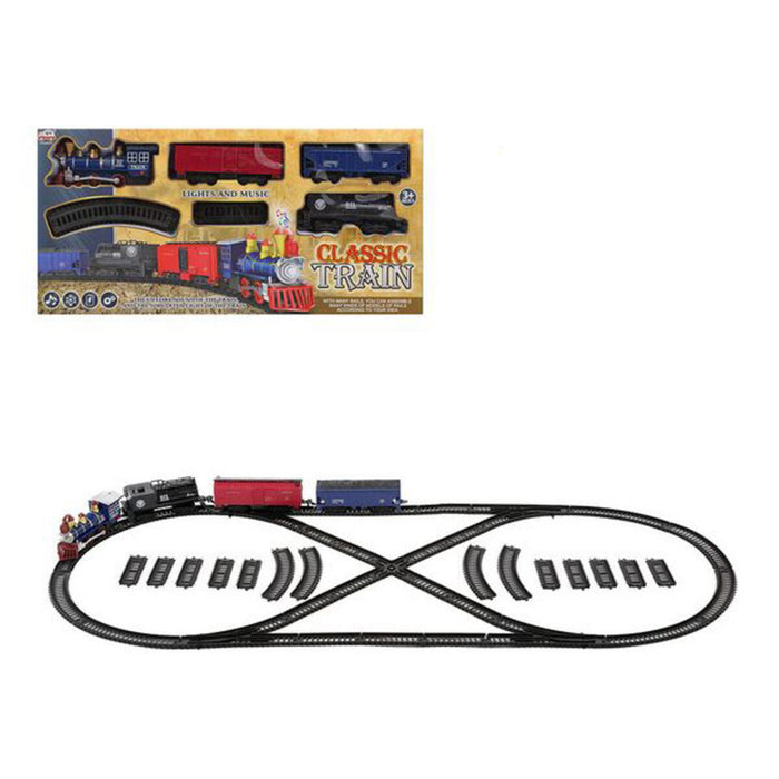Tren con Circuito Classic Rojo Azul