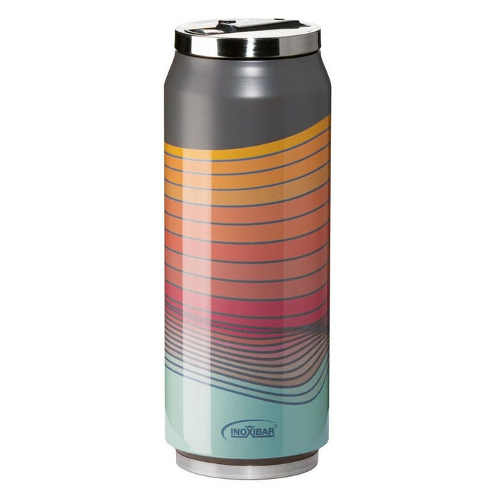 Thermos de Voyage Inoxibar 61261 RED WAVES Rouge 280 ml